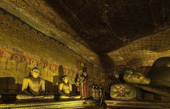 Dambulla Cave Temple interior - Dambulla Hotels