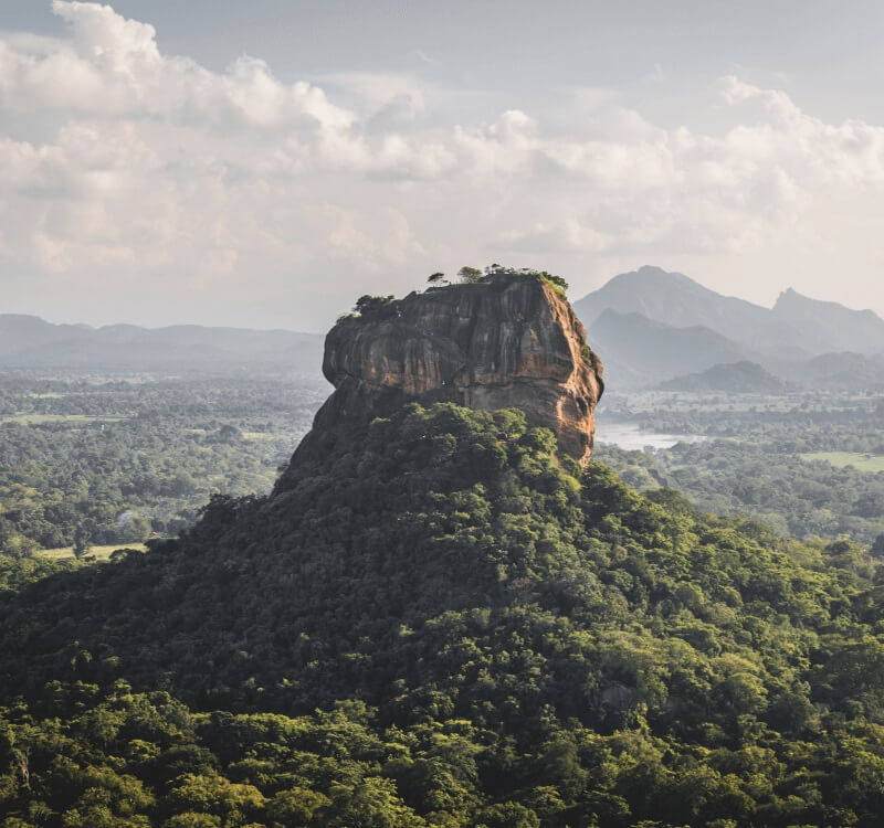 desktop header image of Sigiriya rock for the guide to Sigiriya article